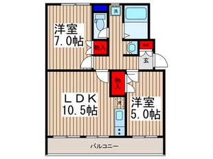 プラザドゥユートピアの物件間取画像